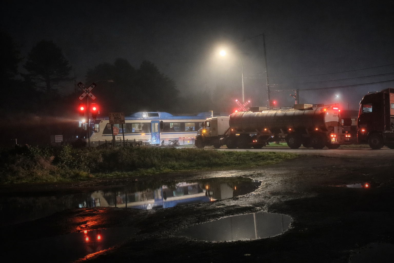 Un hombre perdió la vida tras ser impactado por el tren en cruce de Llanquihue