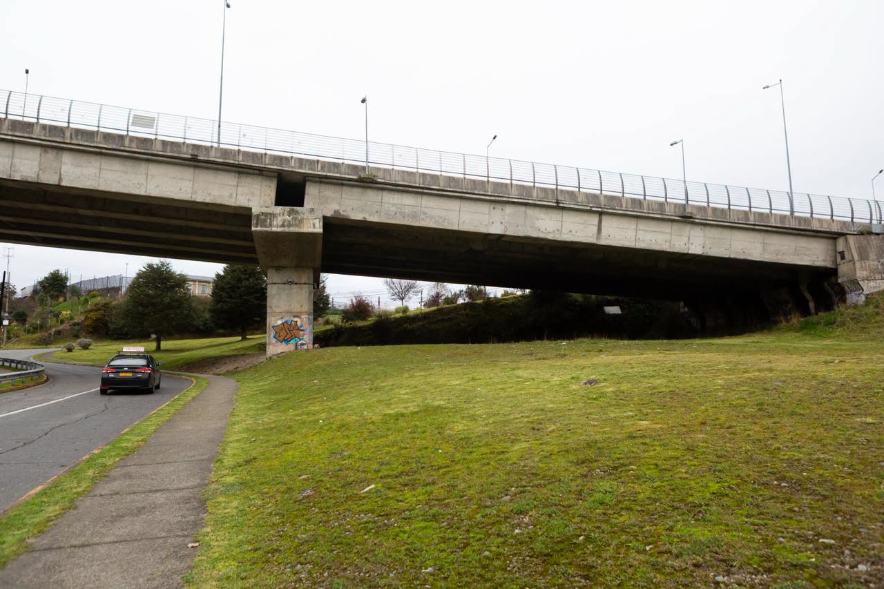 Municipio postulará a financiamiento para crear un espacio recreativo bajo el viaducto Fourcade