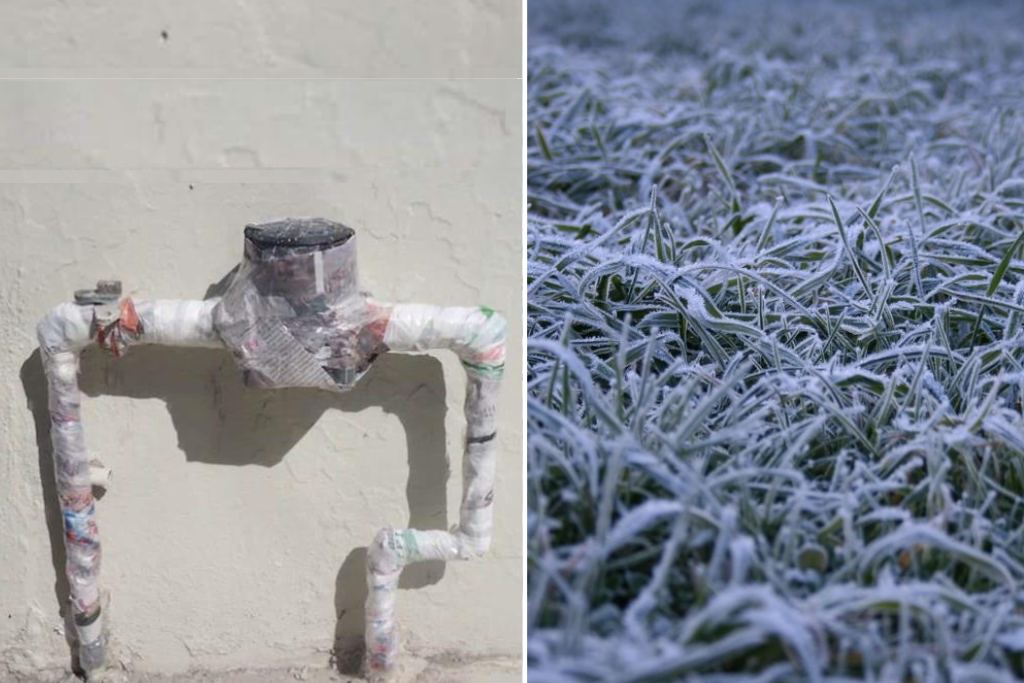 Suralis llamó a proteger medidores de agua potable ante temperaturas bajo cero que se registran en Los Lagos