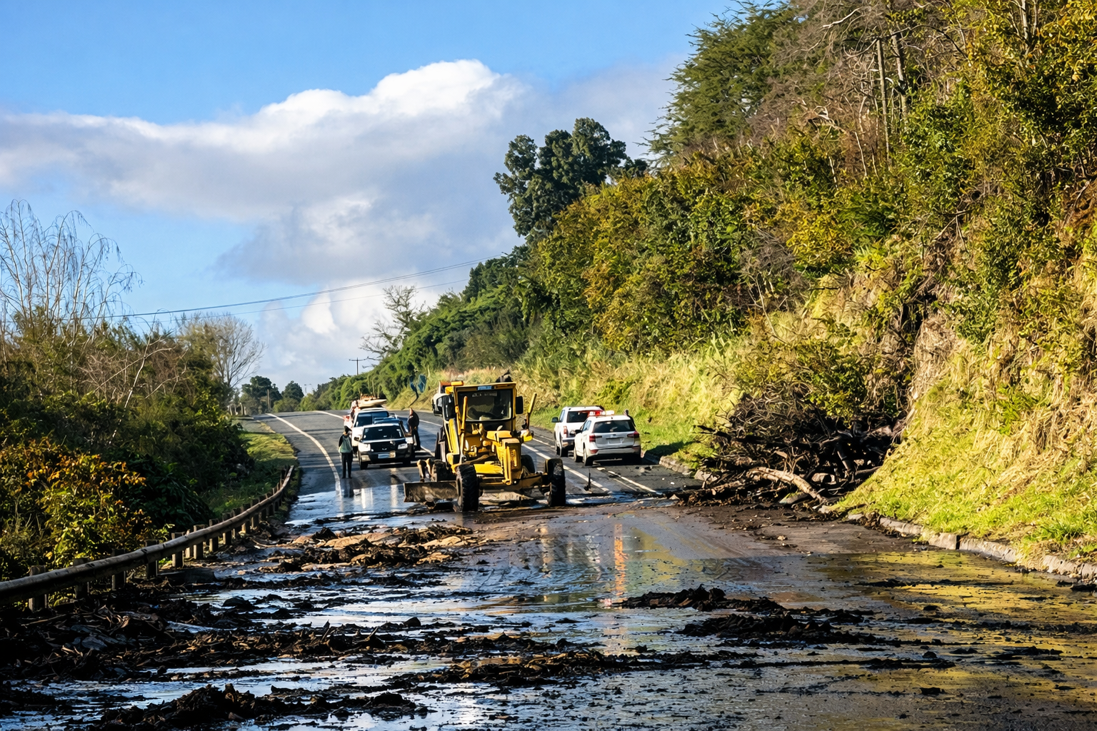 Ruta Puerto Varas-Ensenada: habilitan tránsito en kilómetro 30,4 y confirman corte nocturno
