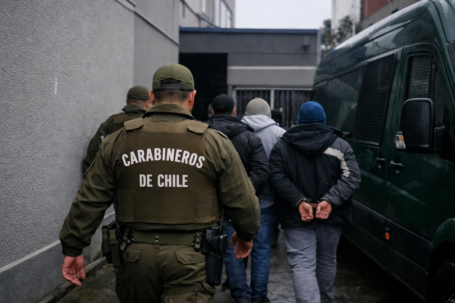Carabineros detuvieron a seis imputados en Alerce, tres de ellos prófugos de la justicia