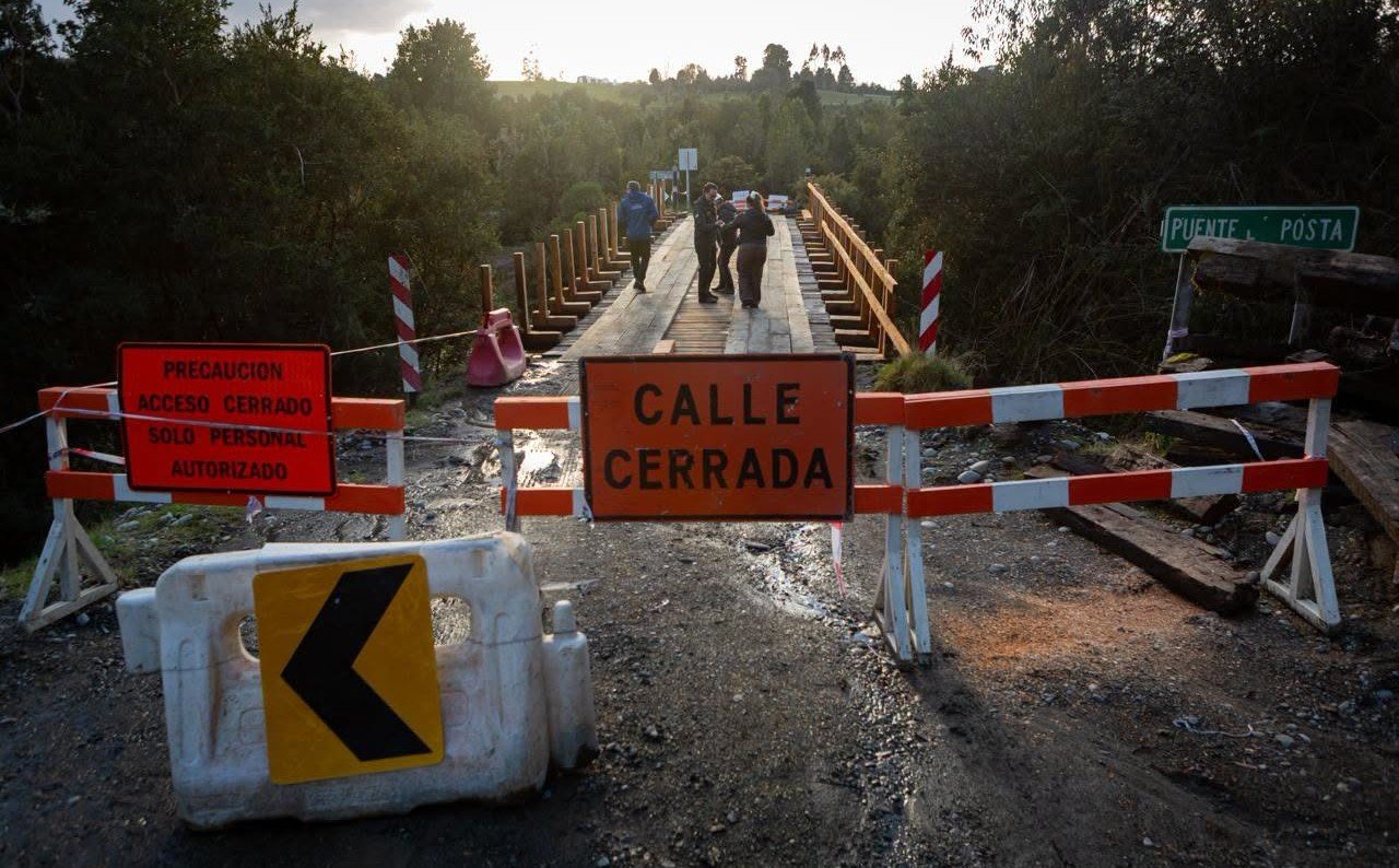 Avanzan obras de reparación y mejora en el Puente La Posta en Puerto Montt
