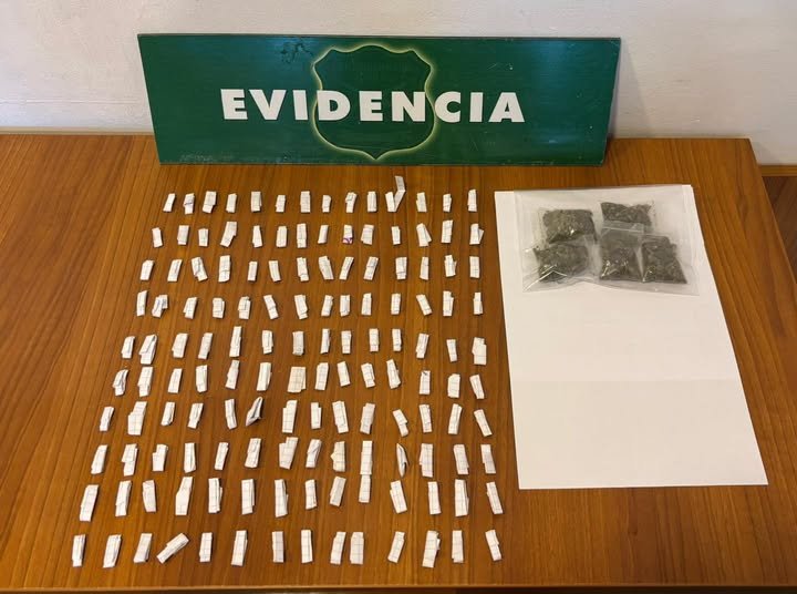 Carabineros detuvieron a un hombre e incautaron 140 envoltorios de cocaína en Puerto Montt
