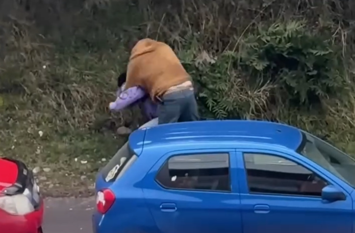 Denuncian violenta agresión a conductor tras colisión en las cercanías del Hospital de Puerto Montt
