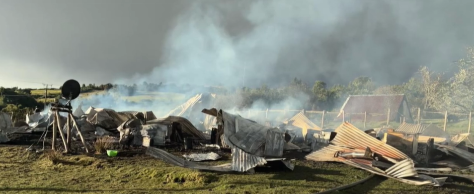 Adulta mayor falleció en incendio que destruyó vivienda en isla Cailín de Quellón