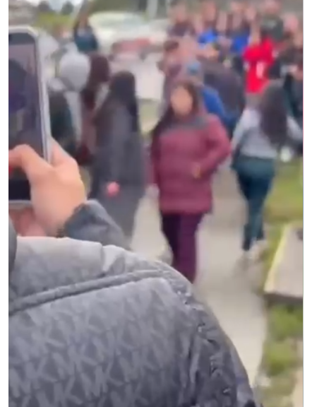 Violento episodio se produjo en Colegio Bosque Nativo de Puerto Montt: un carabinero resultó lesionado