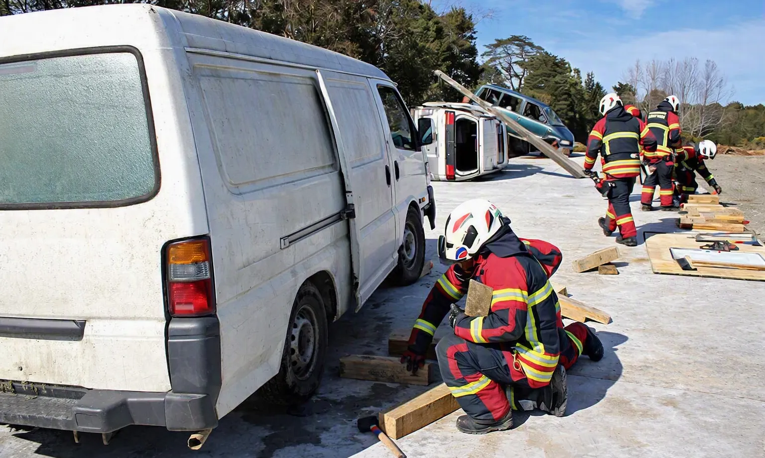 Bomberos de Puerto Montt avanzan en la entrega de campo de entrenamiento