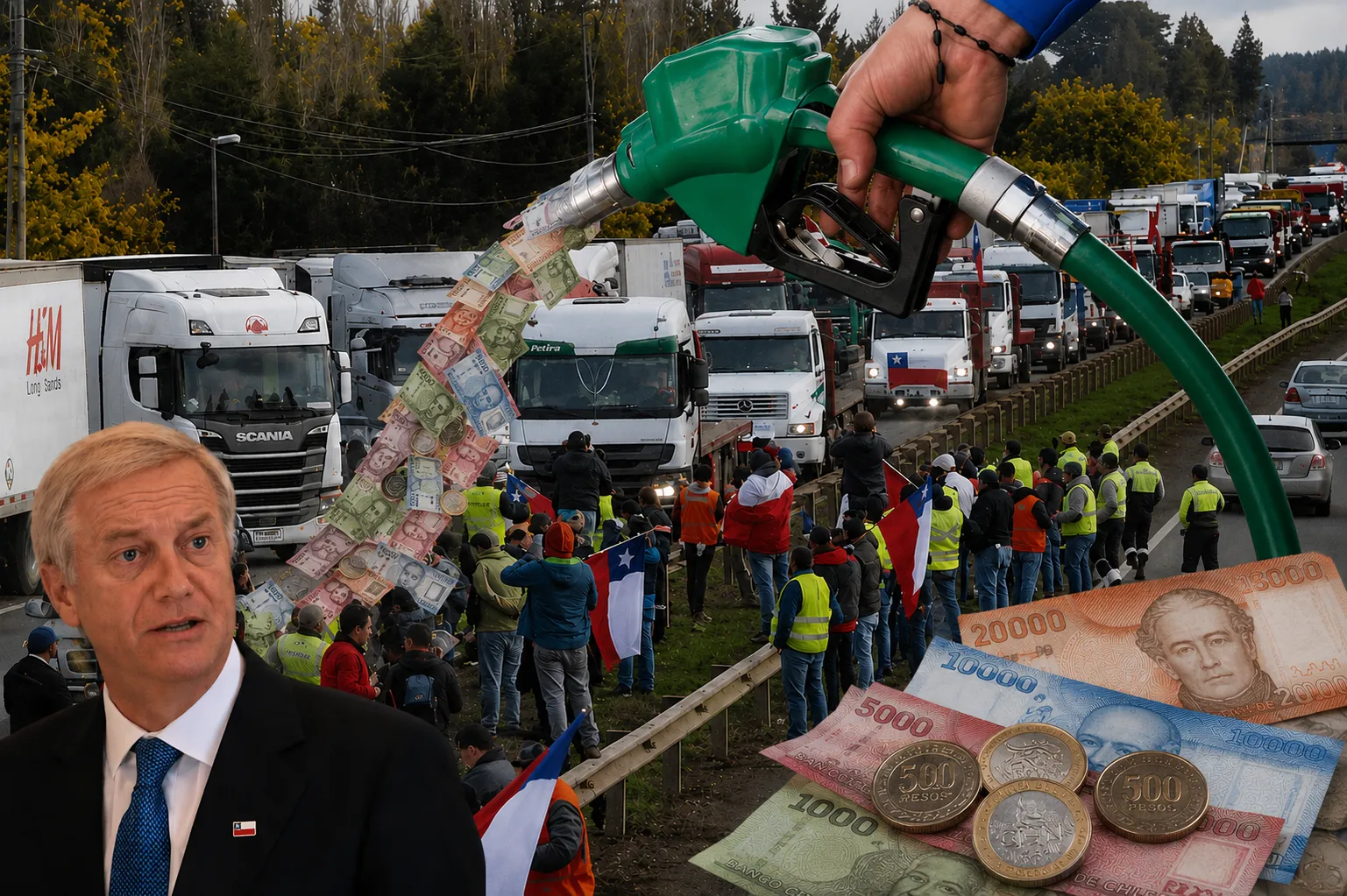CAMIONEROS DAN 48 HORAS