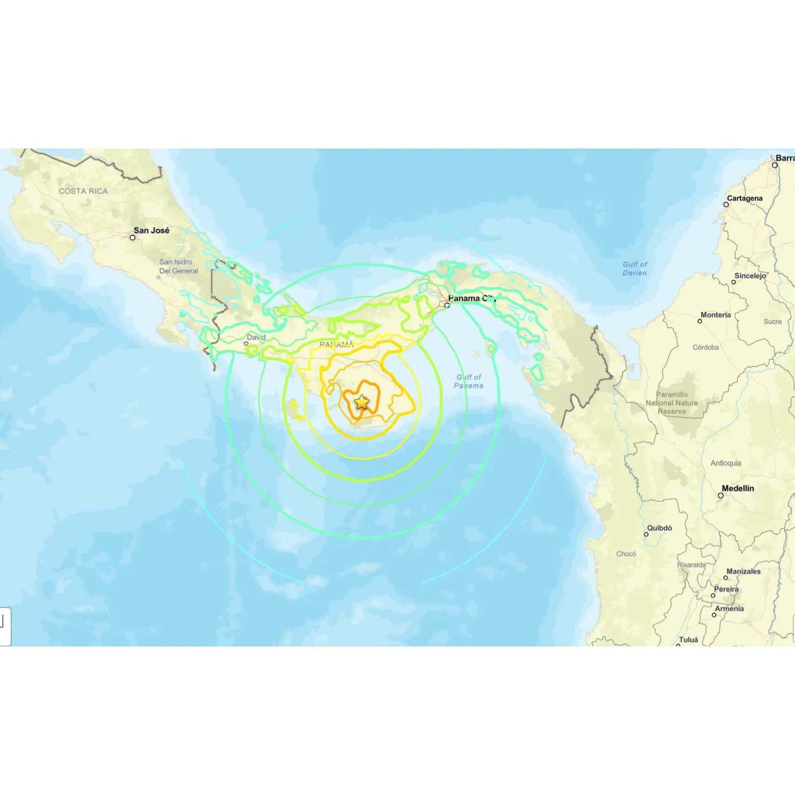 TERREMOTO EN PANAMÁ